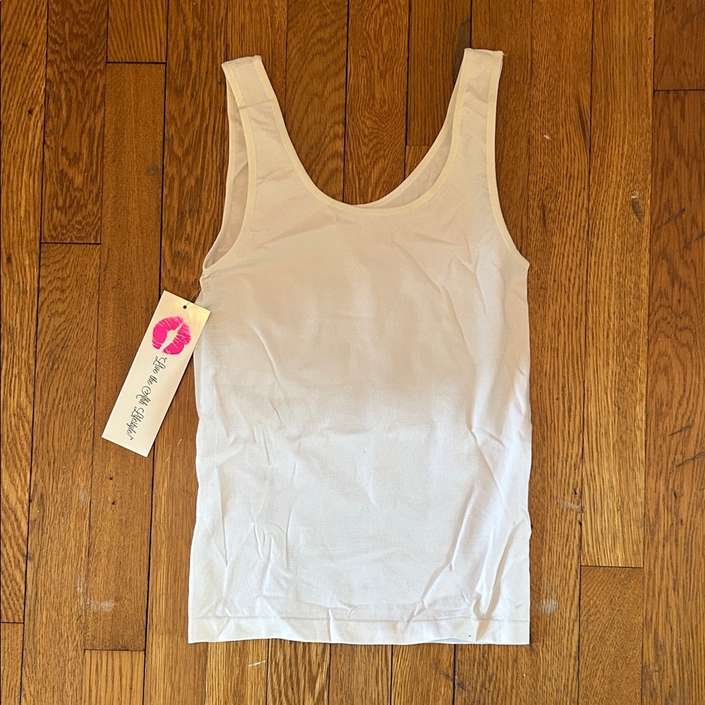 Rhonda Shearer women’s White Tank Top